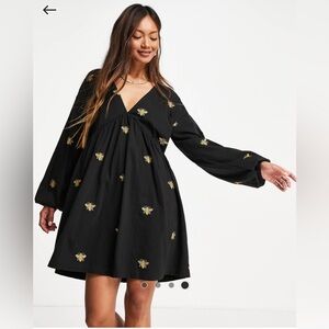 ASOS Babydoll Bee Dress